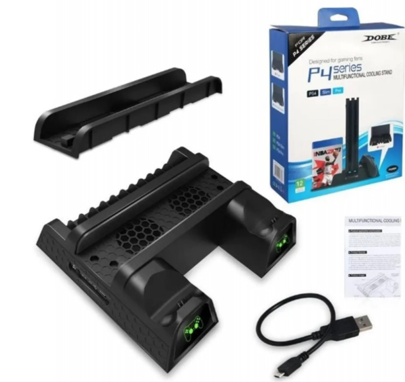 Охлаждающая док-подставка для PlayStation 4/Slim/4 Pro Dobe TP4-882C